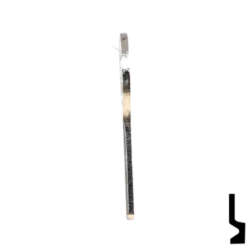 Uncut Key Blank | Clinton Padlocks | T67D Padlock Key Ilco