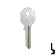 Uncut Key Blank | Clinton Padlocks | T67D Padlock Key Ilco