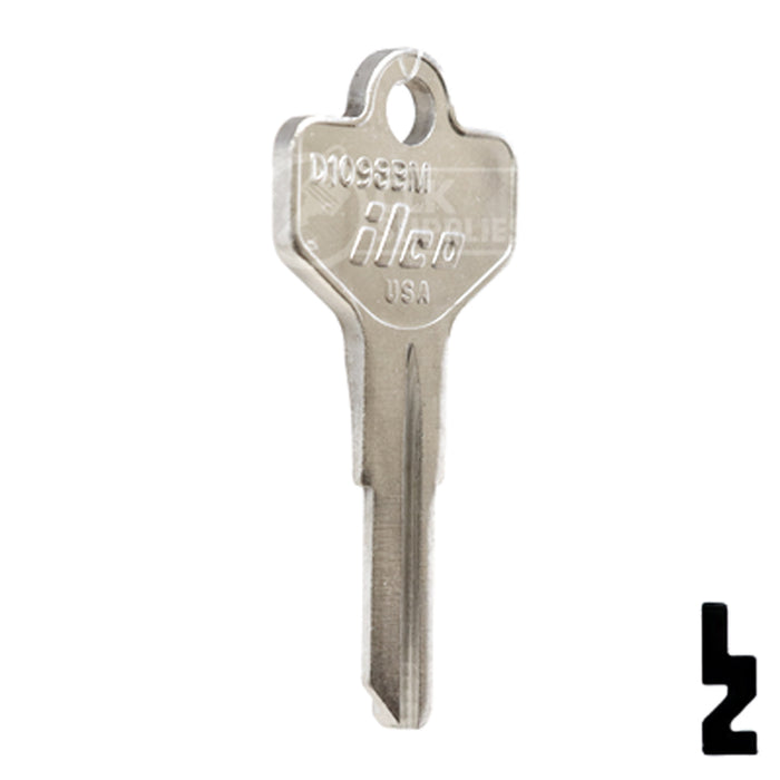 Uncut Key Blank | Dexter | D1098BM Padlock Key Ilco