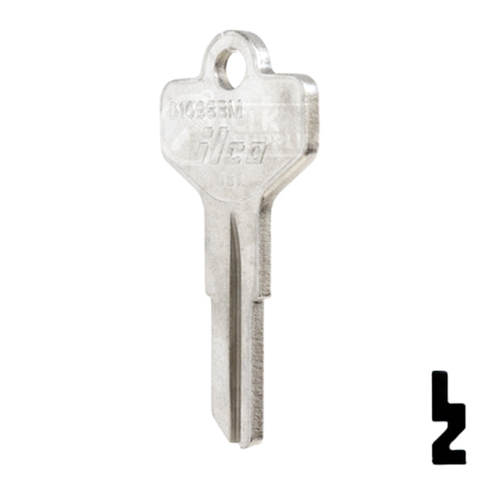 Uncut Key Blank | Dexter | D1098BM Padlock Key Ilco