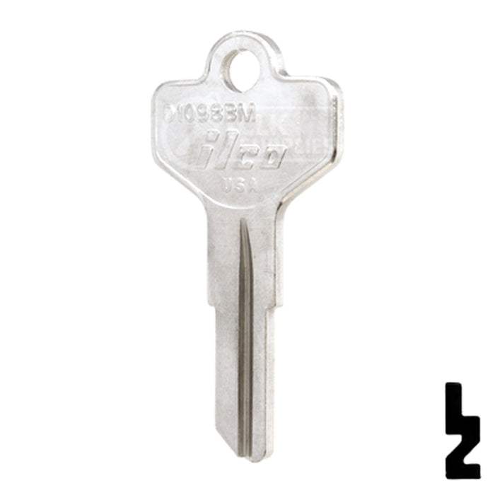 Uncut Key Blank | Dexter | D1098BM Padlock Key Ilco