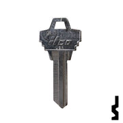 Uncut Key Blank |  Goal | GL3 Padlock Key Ilco
