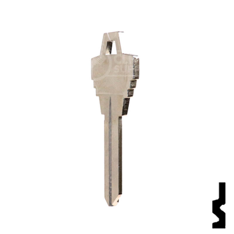 Uncut Key Blank |  Goal | GL3 Padlock Key Ilco