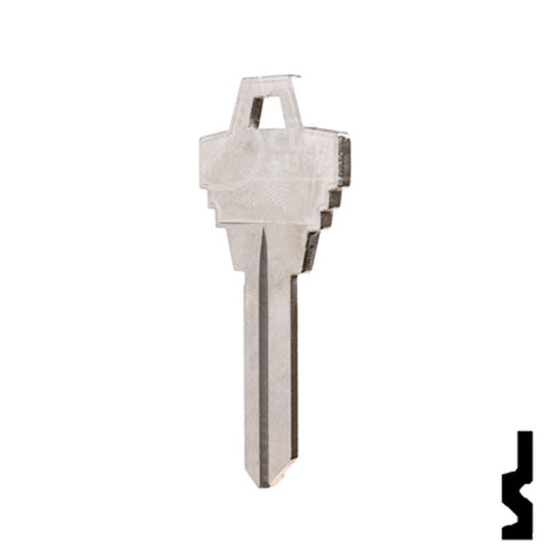 Uncut Key Blank |  Goal | GL3 Padlock Key Ilco