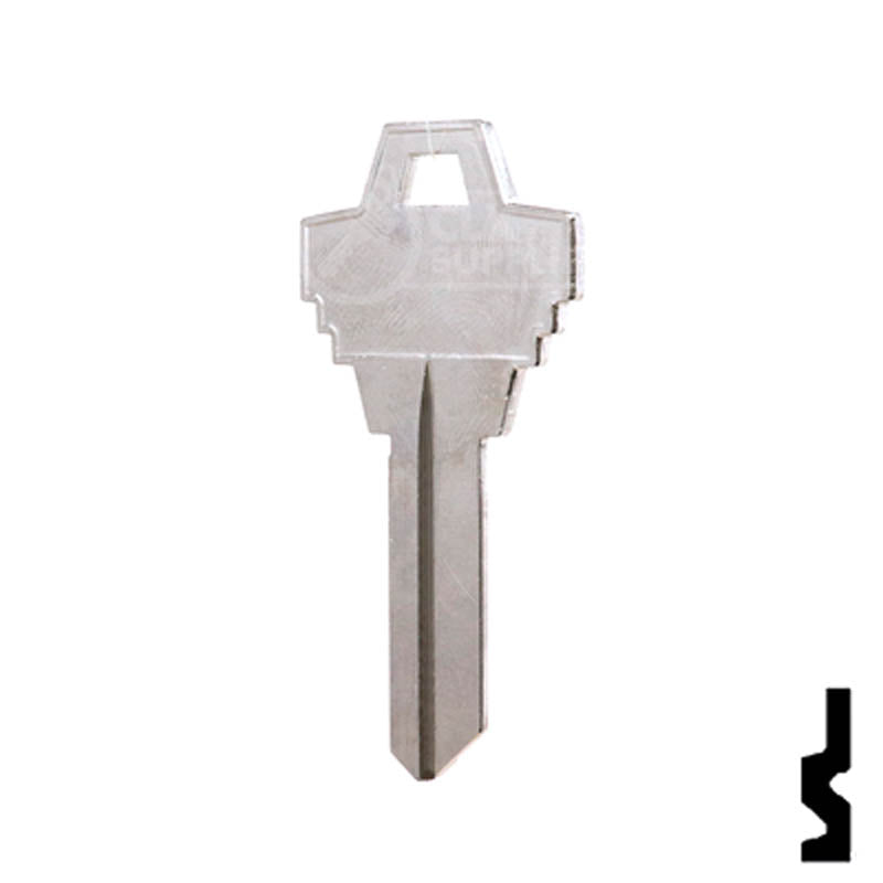 Uncut Key Blank |  Goal | GL3 Padlock Key Ilco