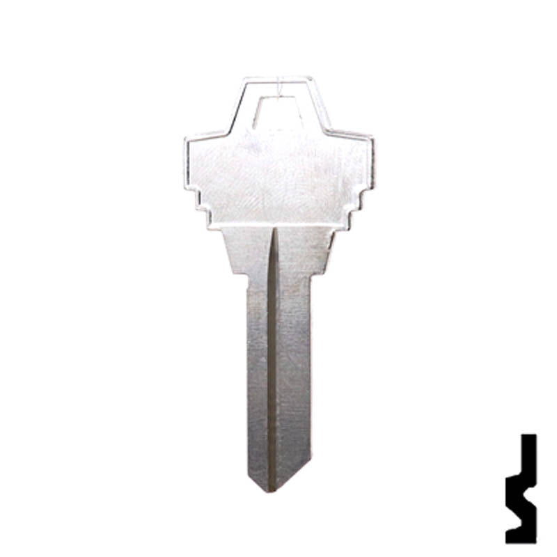 Uncut Key Blank |  Goal | GL3 Padlock Key Ilco