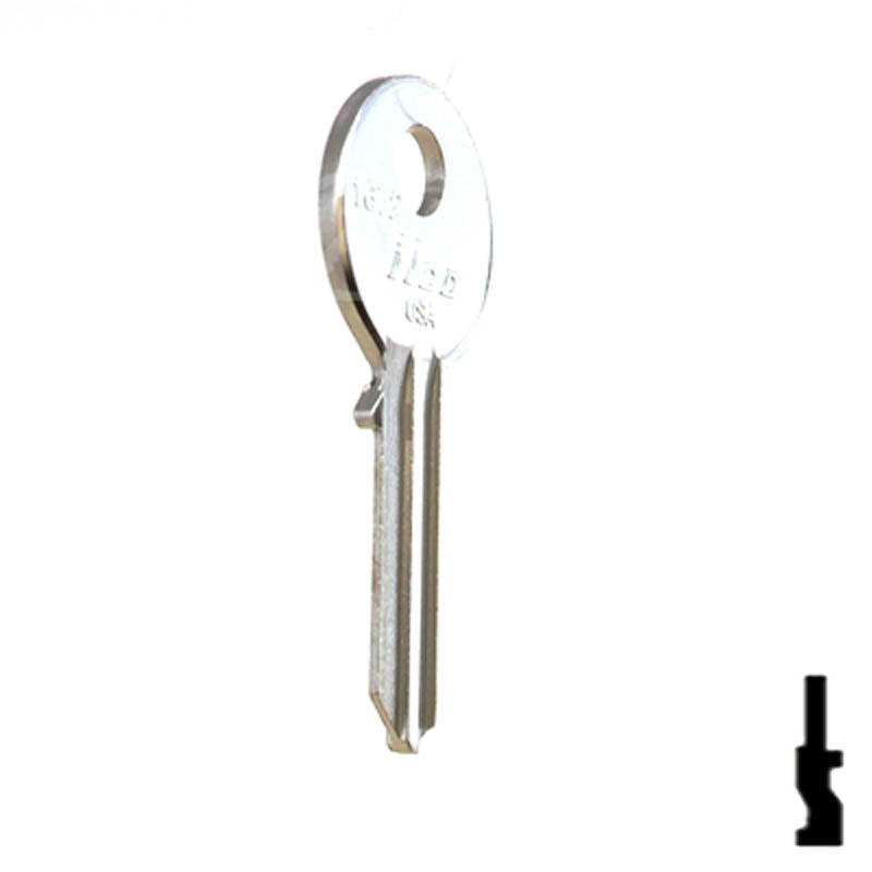 Uncut Key Blank | Guard Security | 1672 Padlock Key Ilco