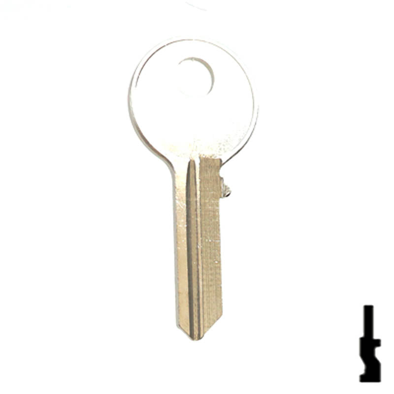 Uncut Key Blank | Guard Security | 1672 Padlock Key Ilco