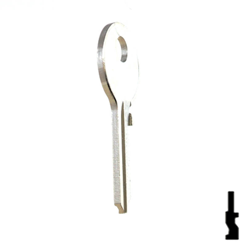 Uncut Key Blank | Guard Security | 1672 Padlock Key Ilco