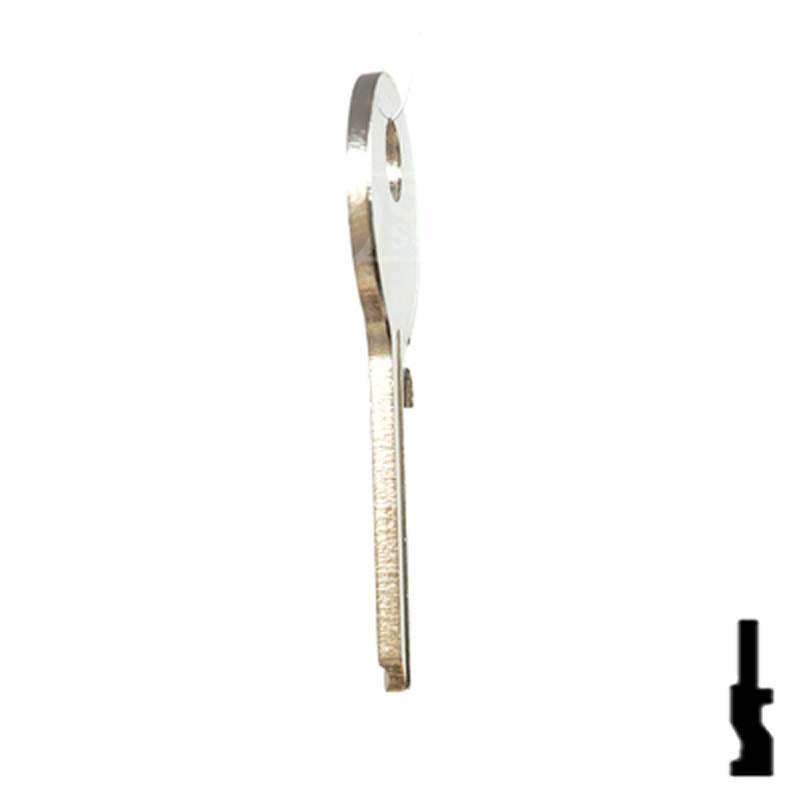 Uncut Key Blank | Guard Security | 1672 Padlock Key Ilco