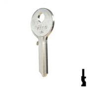 Uncut Key Blank | Guard Security | 1672 Padlock Key Ilco