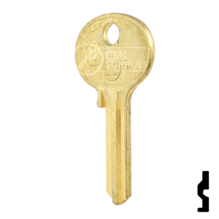 Uncut Key Blank | Hercules | BD269 Padlock Key Framon Manufacturing Company, Inc