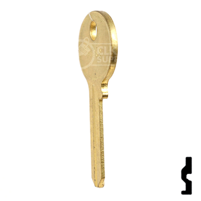 Uncut Key Blank | Hercules | BD269 Padlock Key Framon Manufacturing Company, Inc