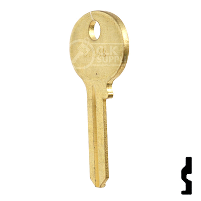 Uncut Key Blank | Hercules | BD269 Padlock Key Framon Manufacturing Company, Inc