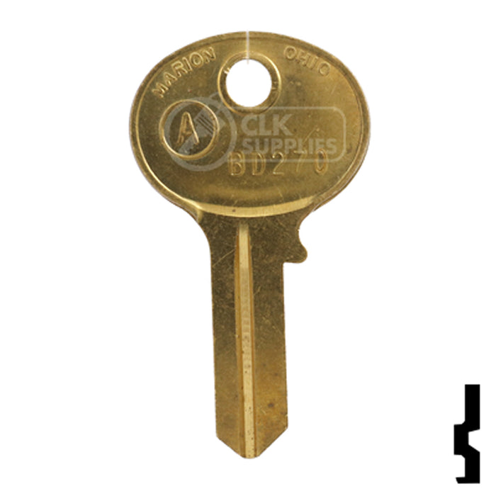 Uncut Key Blank | Hercules | BD270 Padlock Key Framon Manufacturing Company, Inc