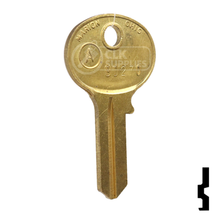 Uncut Key Blank | Hercules | BD270 Padlock Key Framon Manufacturing Company, Inc