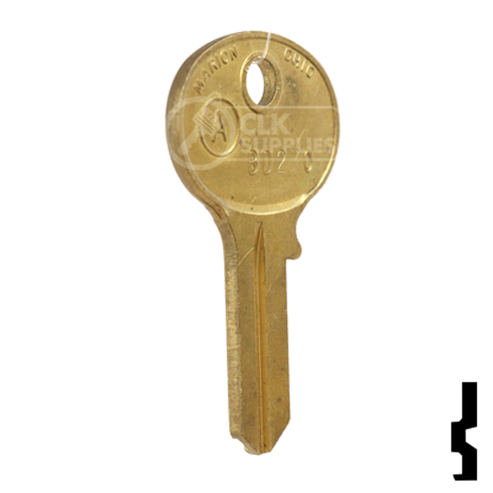 Uncut Key Blank | Hercules | BD270 Padlock Key Framon Manufacturing Company, Inc