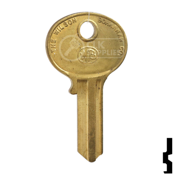 Uncut Key Blank | Hercules | BD270 Padlock Key Framon Manufacturing Company, Inc