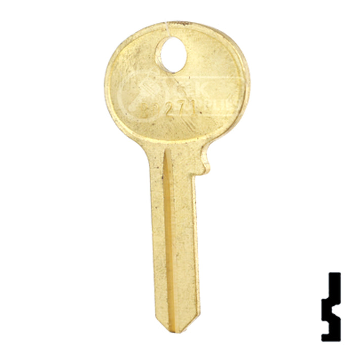 Uncut Key Blank | Hercules | BD271 Padlock Key Framon Manufacturing Company, Inc