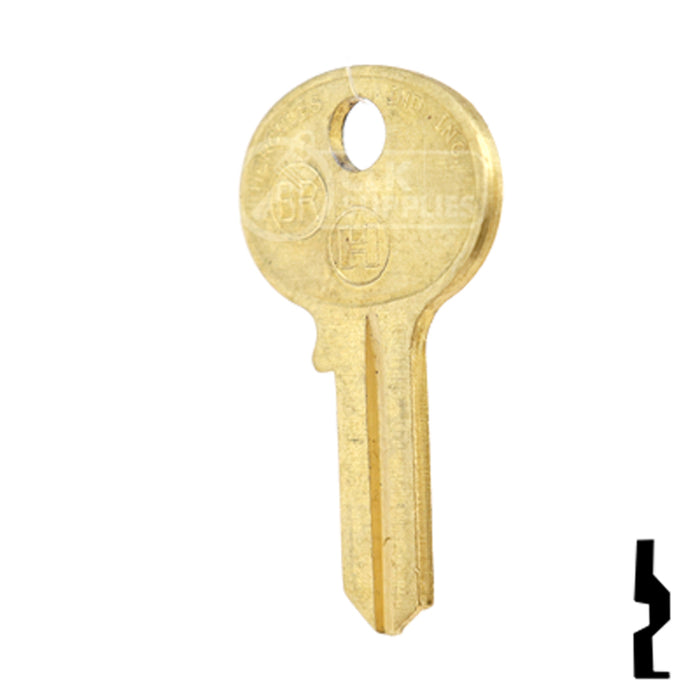 Uncut Key Blank | Hercules | BD272 Padlock Key Framon Manufacturing Company, Inc