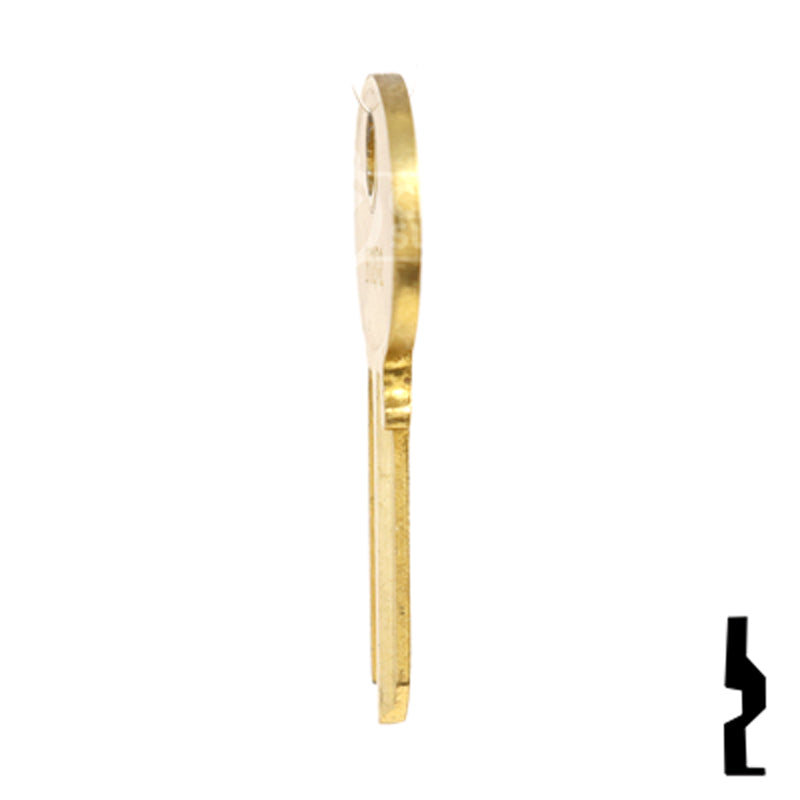 Uncut Key Blank | Hercules | BD272 Padlock Key Framon Manufacturing Company, Inc