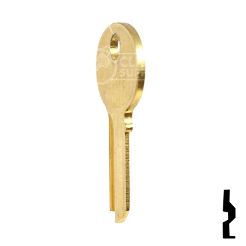 Uncut Key Blank | Hercules | BD272 Padlock Key Framon Manufacturing Company, Inc