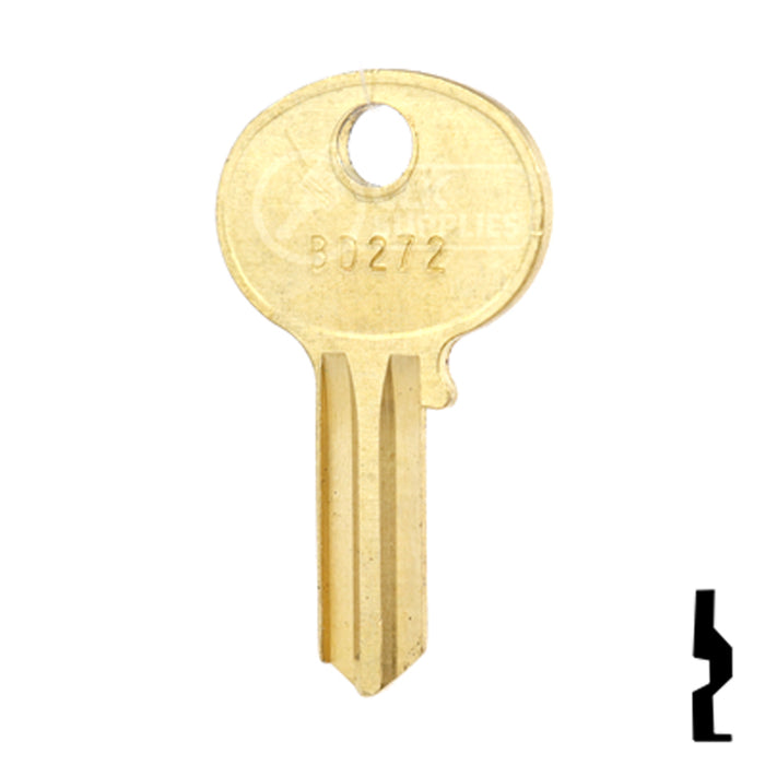 Uncut Key Blank | Hercules | BD272 Padlock Key Framon Manufacturing Company, Inc