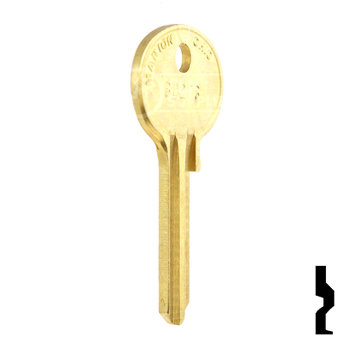 Uncut Key Blank | Hercules | BD273 Padlock Key Framon Manufacturing Company, Inc