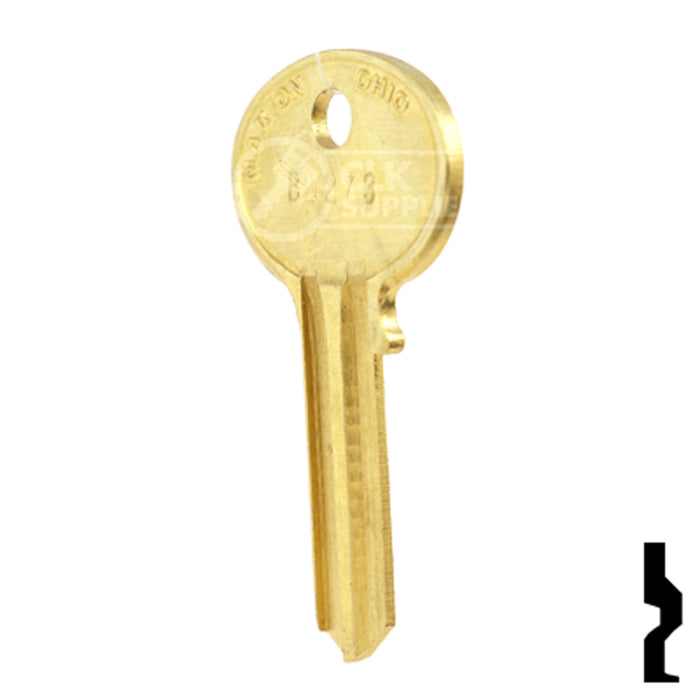 Uncut Key Blank | Hercules | BD273 Padlock Key Framon Manufacturing Company, Inc