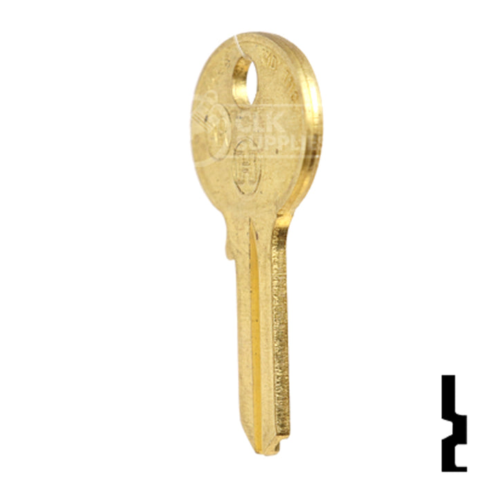 Uncut Key Blank | Hercules | BD274 Padlock Key Framon Manufacturing Company, Inc