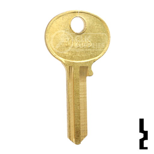 Uncut Key Blank | Hercules | BD275 Padlock Key Framon Manufacturing Company, Inc