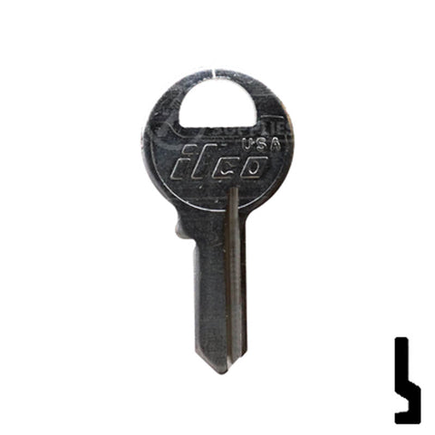 Uncut Key Blank | Imported Padlock, Master Padlock | EZ4, M1 Padlock Key Ilco