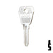Uncut Key Blank | Lowe & Fletcher | LF-21 Padlock Key JMA USA