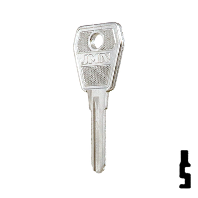 Uncut Key Blank | Lowe & Fletcher | LF-21 Padlock Key JMA USA