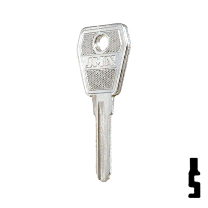 Uncut Key Blank | Lowe & Fletcher | LF-21 Padlock Key JMA USA