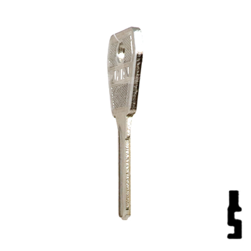 Uncut Key Blank | Lowe & Fletcher | LF-21 Padlock Key JMA USA