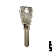Uncut Key Blank | Lowe & Fletcher | LF-21 Padlock Key JMA USA