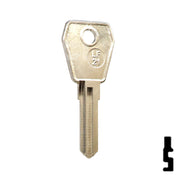 Uncut Key Blank | Lowe & Fletcher | LF-21 Padlock Key JMA USA