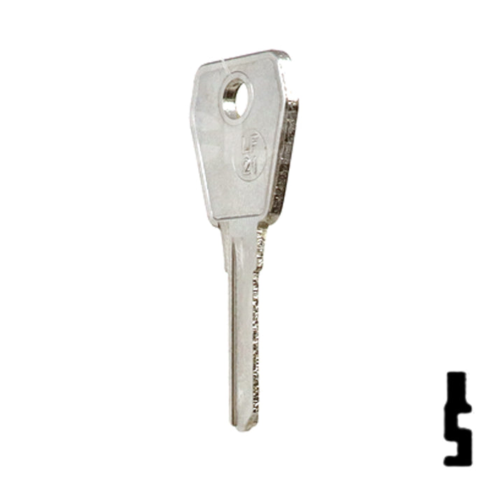 Uncut Key Blank | Lowe & Fletcher | LF-21 Padlock Key JMA USA