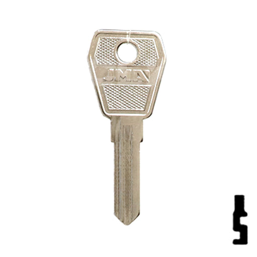 Uncut Key Blank | Lowe & Fletcher | LF-21 Padlock Key JMA USA