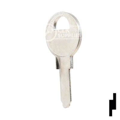 Uncut Key Blank | Master | 1092K Padlock Key Ilco