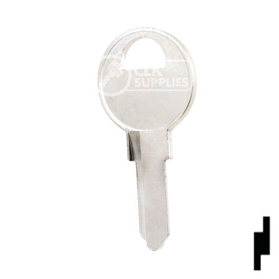 Uncut Key Blank | Master | 1092K Padlock Key Ilco