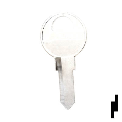 Uncut Key Blank | Master | 1092K Padlock Key Ilco