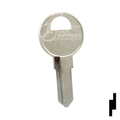 Uncut Key Blank | Master | 1092K Padlock Key Ilco