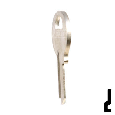 Uncut Key Blank | Master | 1092R Padlock Key Ilco