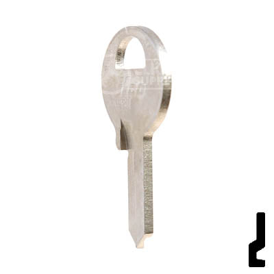 Uncut Key Blank | Master | 1092R Padlock Key Ilco