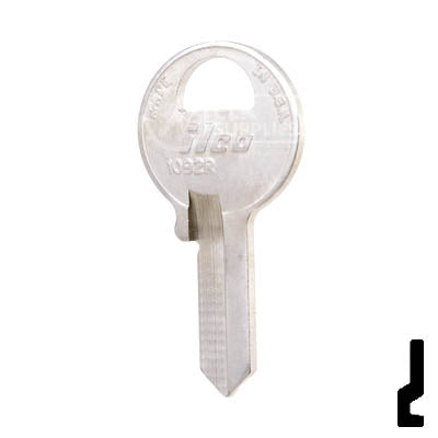 Uncut Key Blank | Master | 1092R Padlock Key Ilco