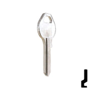Uncut  Key Blank | Master | 1092VM, M5 Padlock Key Ilco