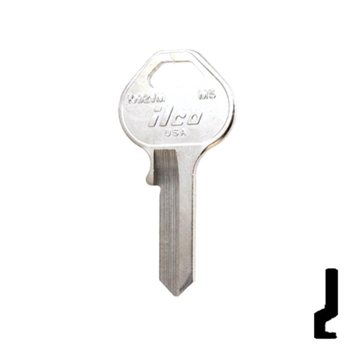 Uncut  Key Blank | Master | 1092VM, M5 Padlock Key Ilco