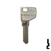 Uncut  Key Blank | Master, Dexter | MD1054K, MD17 Padlock Key Ilco